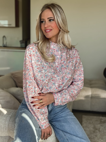 Chemisier à motifs Nymera - Rose