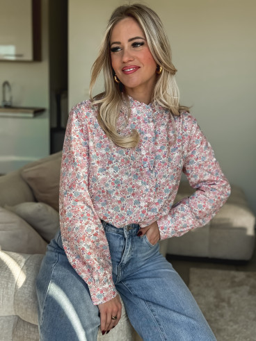 Chemisier à motifs Nymera - Rose