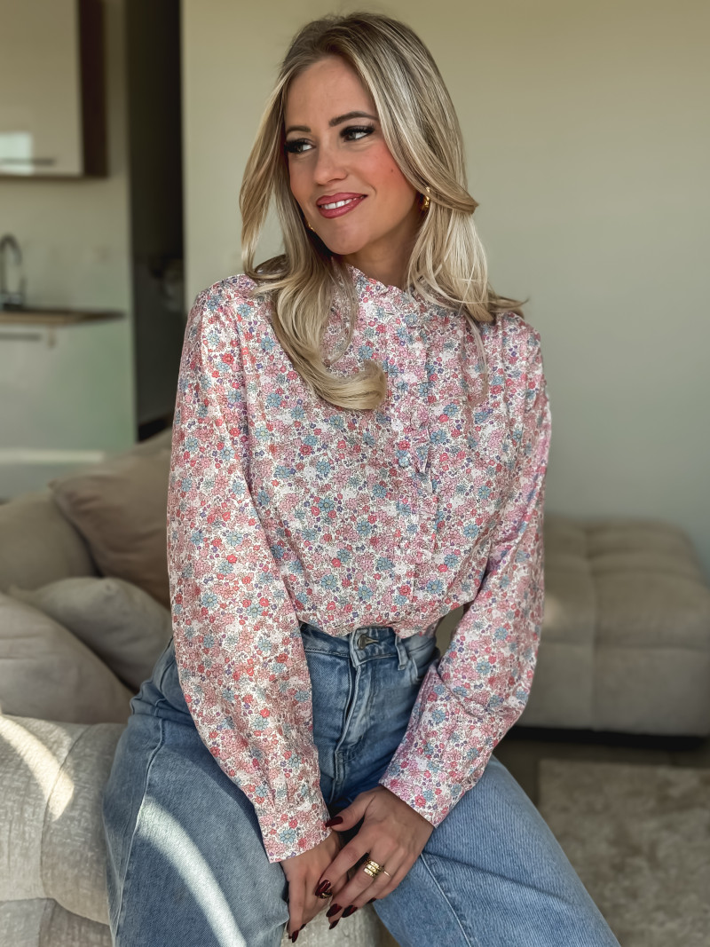 Chemisier à motifs Nymera - Rose