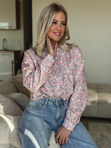 Chemisier à motifs Nymera - Rose