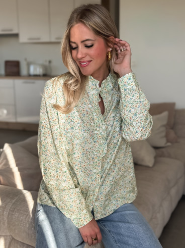 Chemisier à motifs Nymera - Vert