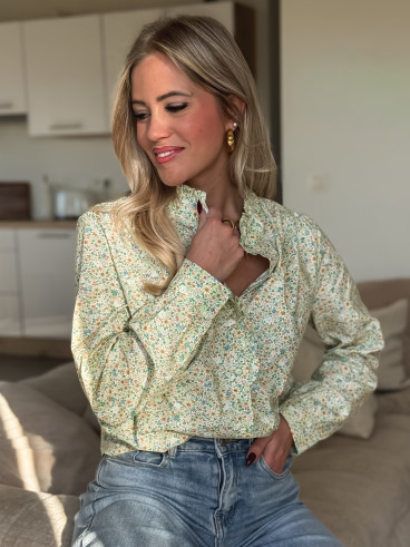 Chemisier à motifs Nymera - Vert