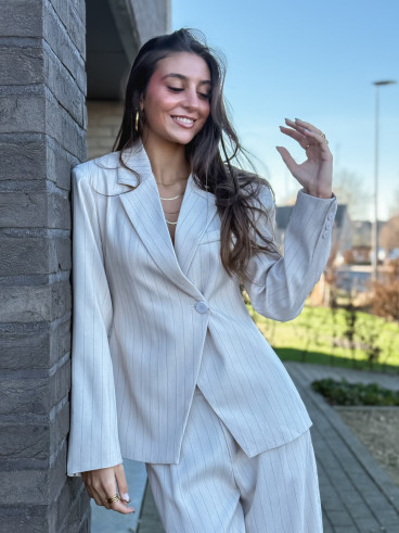 Pantalon ligné Luméa - Beige Pantalon ligné Luméa - Beige