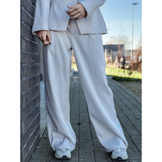 Pantalon ligné Luméa - Beige