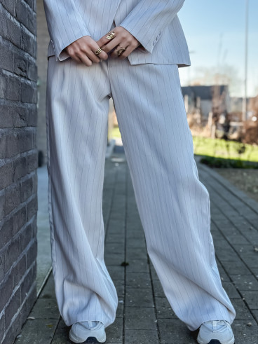 Pantalon ligné Luméa - Beige Pantalon ligné Luméa - Beige