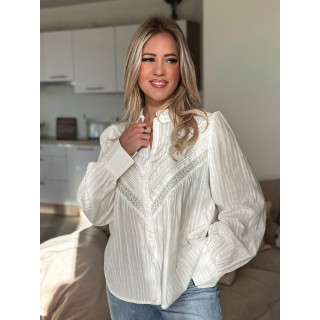 Chemisier Azyelle - Blanc