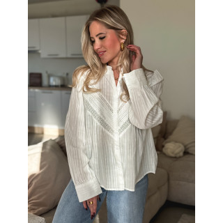 Chemisier Azyelle - Blanc