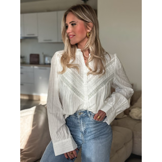 Chemisier Azyelle - Blanc