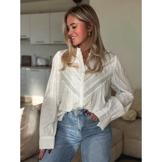 Chemisier Azyelle - Blanc