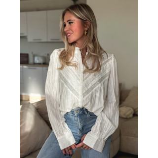 Chemisier Azyelle - Blanc