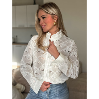 Chemisier Elorya - Blanc