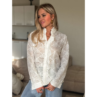 Chemisier Elorya - Blanc