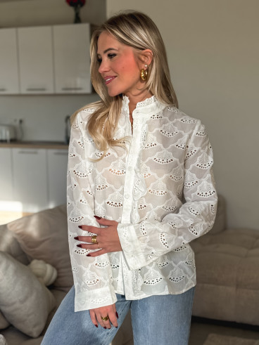Chemisier Elorya - Blanc