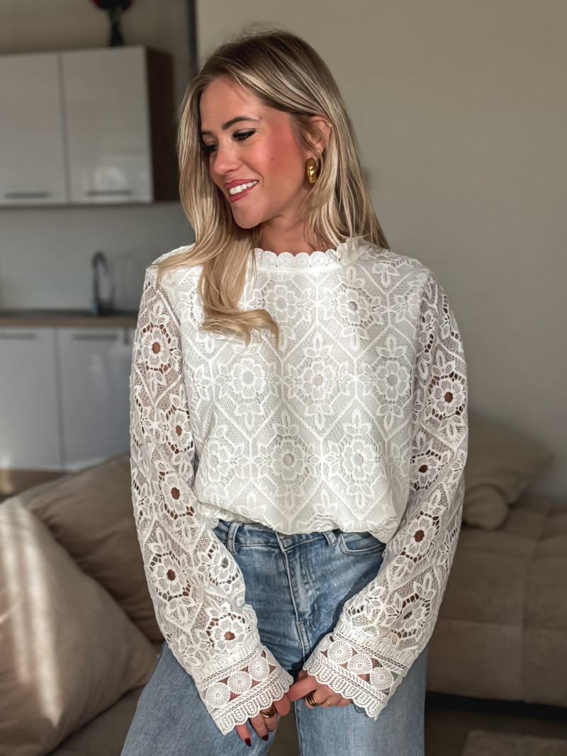 Blouse Nyrelle - Blanc