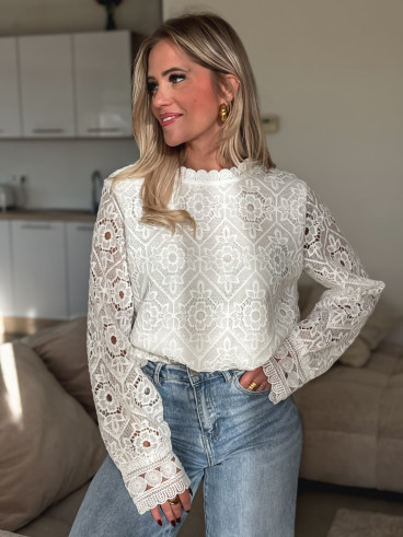 Blouse Nyrelle - Blanc