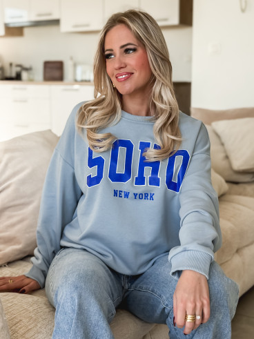 Pull Adaya - Bleu ciel