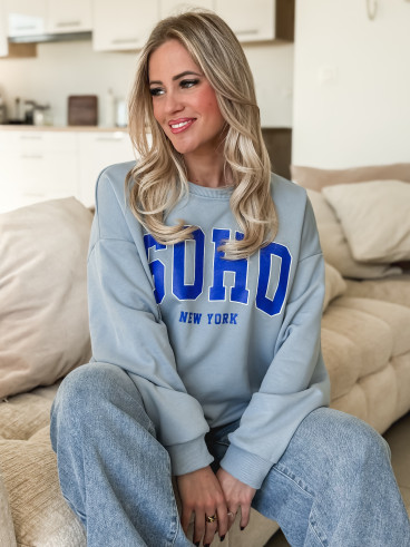 Pull Adaya - Bleu ciel