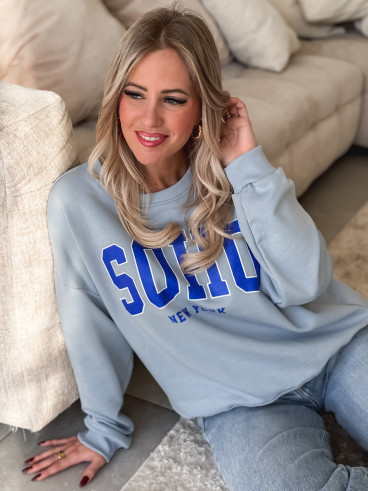 Pull Adaya - Bleu ciel