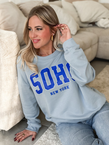 Pull Adaya - Bleu ciel