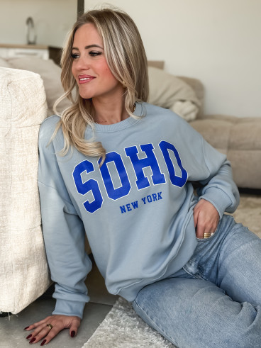 Pull Adaya - Bleu ciel