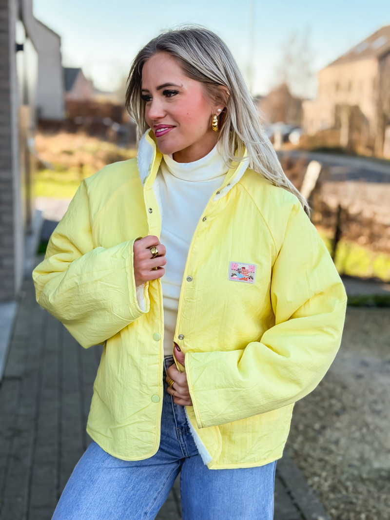 Veste réversible Lidia - Jaune Veste réversible Lidia - Jaune