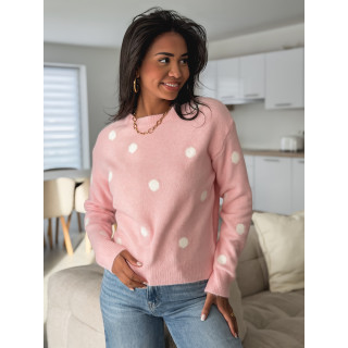 Pull à pois Emanola - Rose