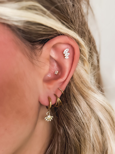 Boucles d'oreilles Sheli - Doré