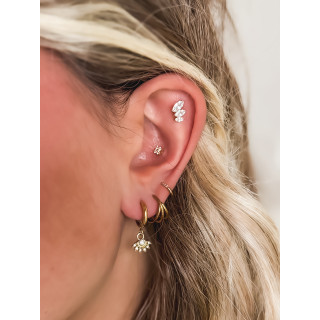 Boucles d'oreilles Sheli - Doré