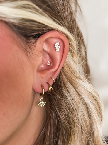 Boucles d'oreilles Sheli - Doré