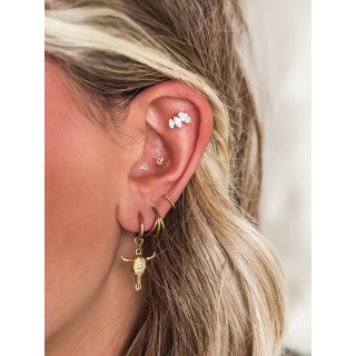 Boucles d'oreilles Francina - Doré