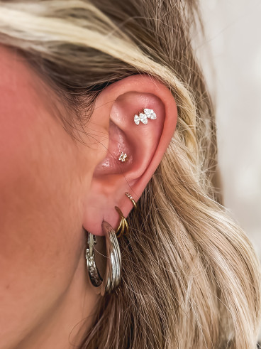 Créoles Azélina - Argenté