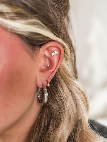 Créoles Azélina - Argenté