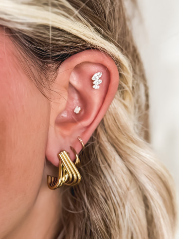 Boucles d'oreilles Koralie - Doré