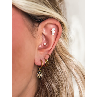 Boucles d'oreilles Kristelle - Doré