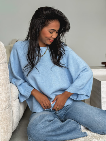 Pull Nadège - Bleu ciel
