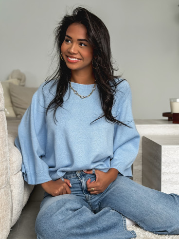 Pull Nadège - Bleu ciel