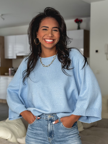 Pull Nadège - Bleu ciel