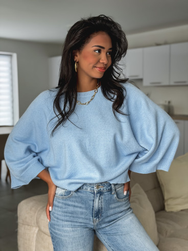 Pull Nadège - Bleu ciel