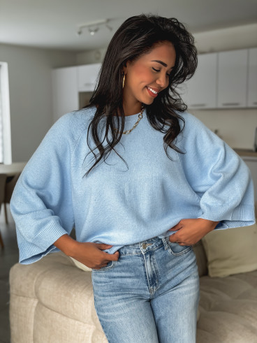 Pull Nadège - Bleu ciel