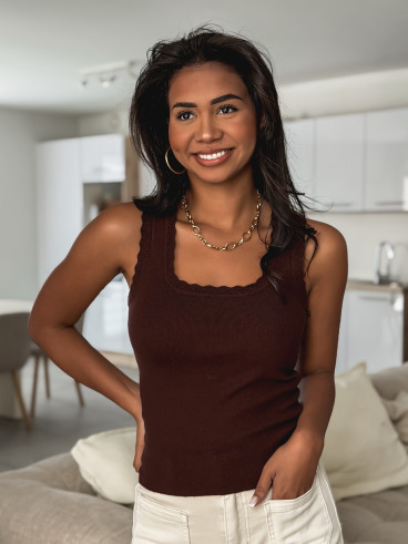 Débardeur Solya - Chocolat Débardeur Solya - Chocolat