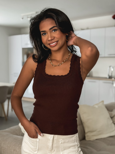 Débardeur Solya - Chocolat Débardeur Solya - Chocolat