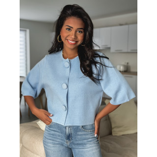 Gilet Anissa - Bleu ciel