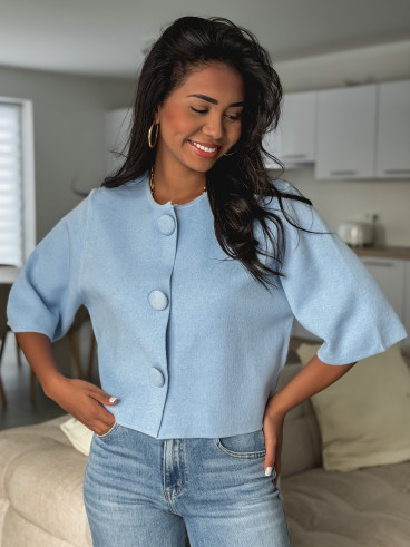 Gilet Anissa - Bleu ciel