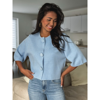 Gilet Anissa - Bleu ciel