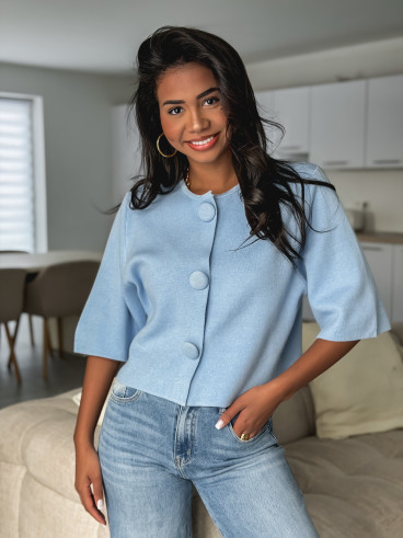 Gilet Anissa - Bleu ciel