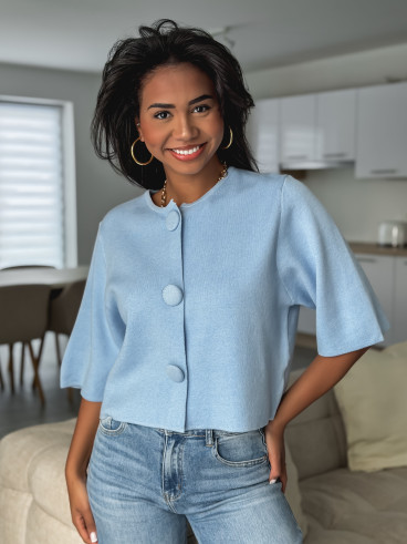 Gilet Anissa - Bleu ciel