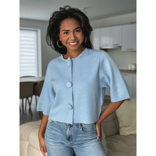 Gilet Anissa - Bleu ciel