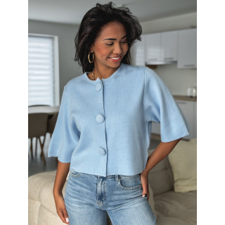 Gilet Anissa - Bleu ciel