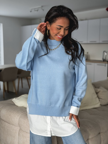 Pull Lovea - bleu ciel