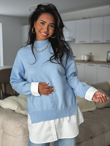 Pull Lovea - bleu ciel